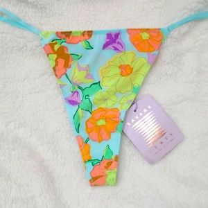 SAVAGE X FENTY Flower Power Thong size M